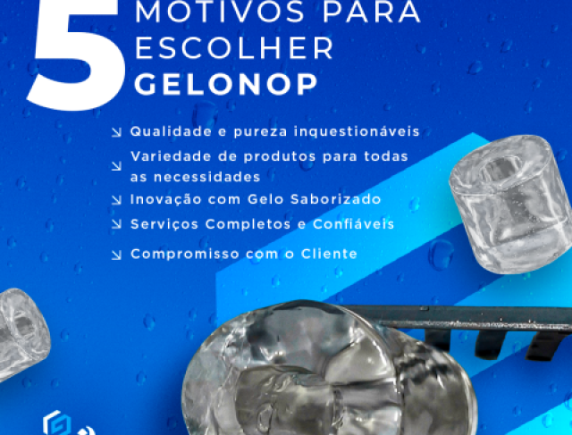 5 Motivos para escolher a Gelonop